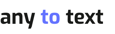 Any2Text логотип